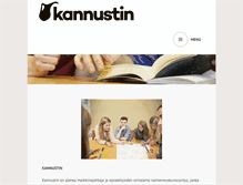 Tablet Screenshot of kannustin.fi